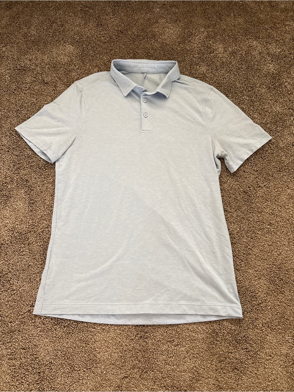 lululemon athletica Evolution Pale Blue Men's Polo